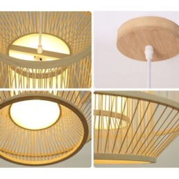 Lantern Bamboo Pendant Light Creative Japanese Pendant Light