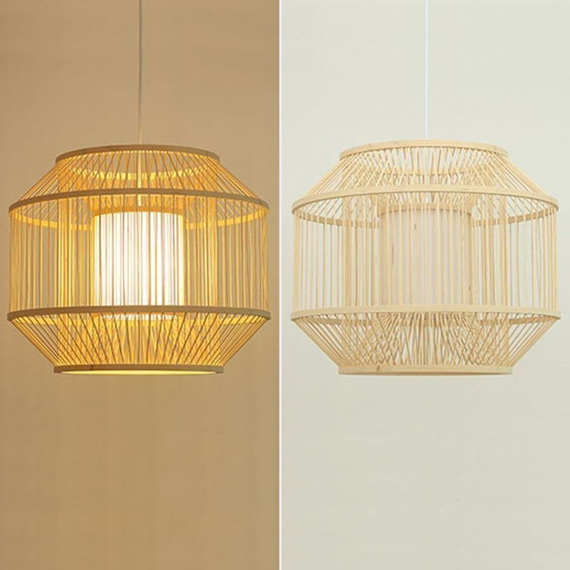Lantern Bamboo Pendant Light Creative Japanese Pendant Light