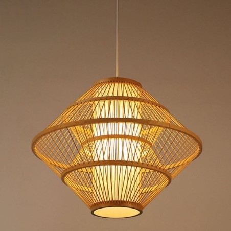 Gyroscope Design Bamboo Pendant Light