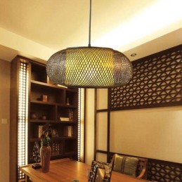 Decorative Bamboo Pendant Light Visual Comfort