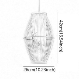 Classical Handmade Bamboo Pendant Light