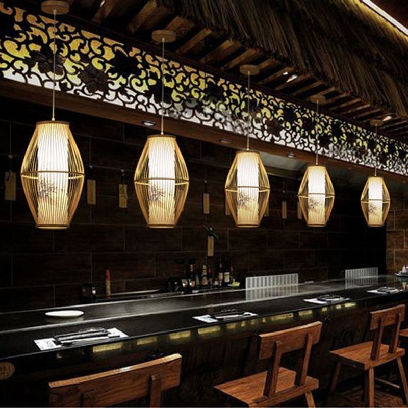 Classical Handmade Bamboo Pendant Light