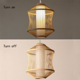 Visual Comfort Bamboo Cage Pendant Light