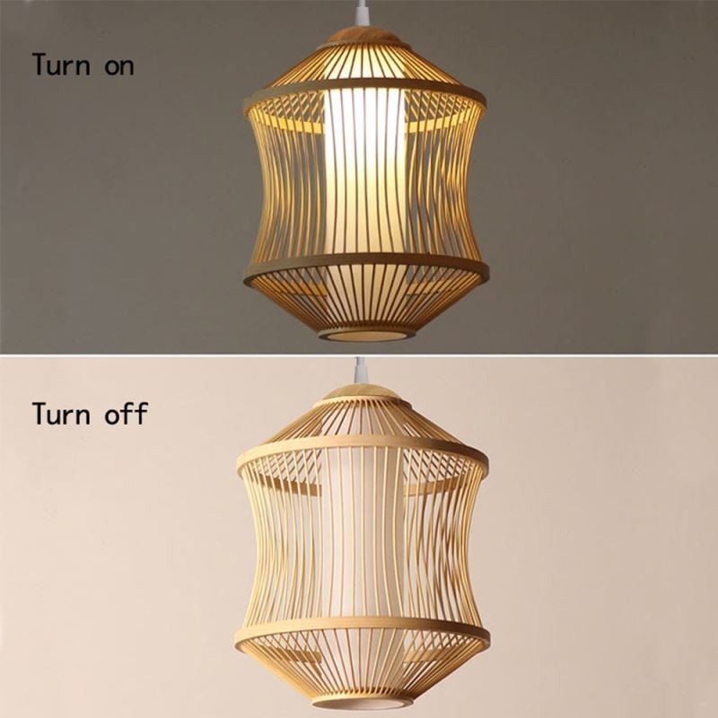 Visual Comfort Bamboo Cage Pendant Light