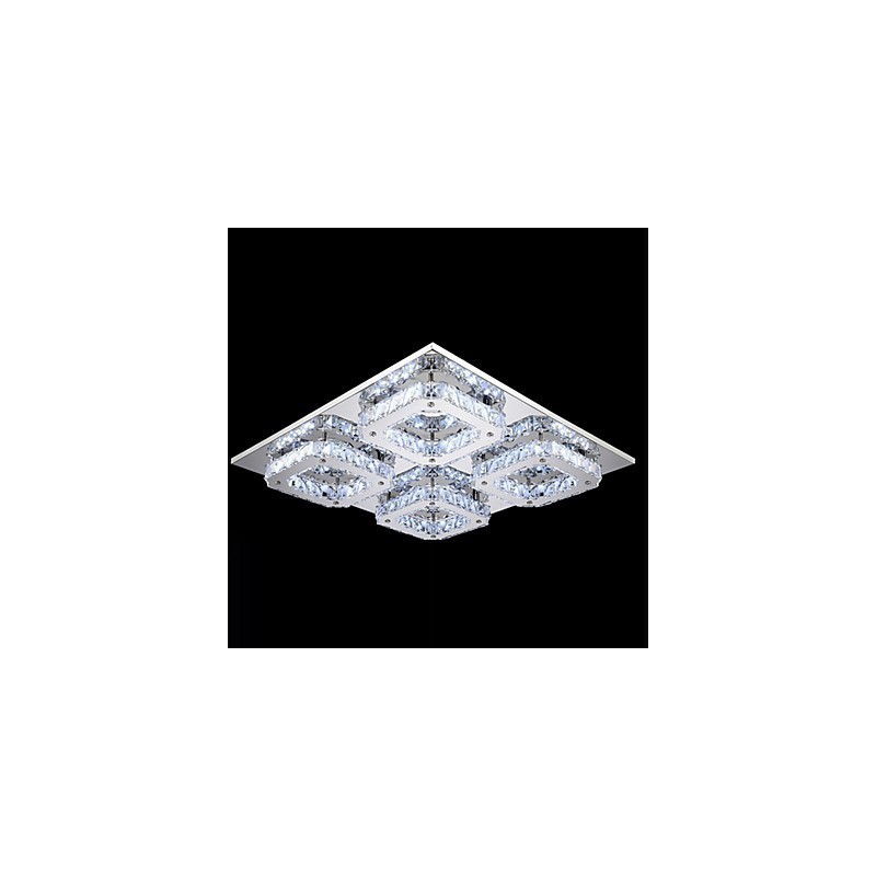 Modern Contemporary Electroplated Metal Flush Mount