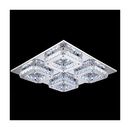 Modern Contemporary Electroplated Metal Flush Mount