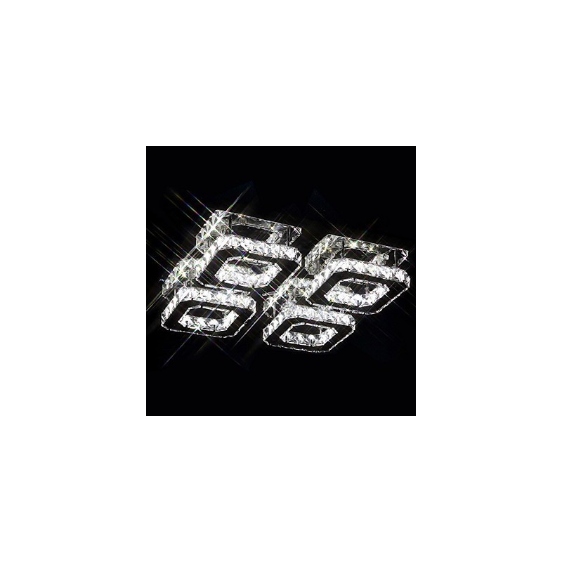 Modern Contemporary Electroplated Metal Flush Mount