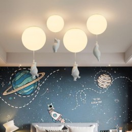 Nordic Ballon Ceiling Light Acrylic Pendant Light Kids Children