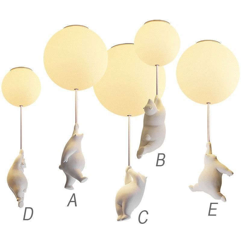 Nordic Ballon Ceiling Light Acrylic Pendant Light Kids Children