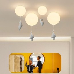 Nordic Ballon Ceiling Light Acrylic Pendant Light Kids Children