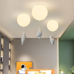 Nordic Ballon Ceiling Light Acrylic Pendant Light Kids Children