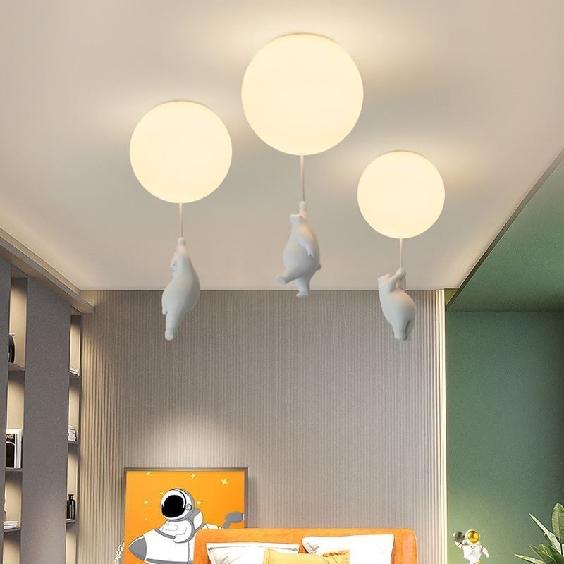 Nordic Ballon Ceiling Light Acrylic Pendant Light Kids Children