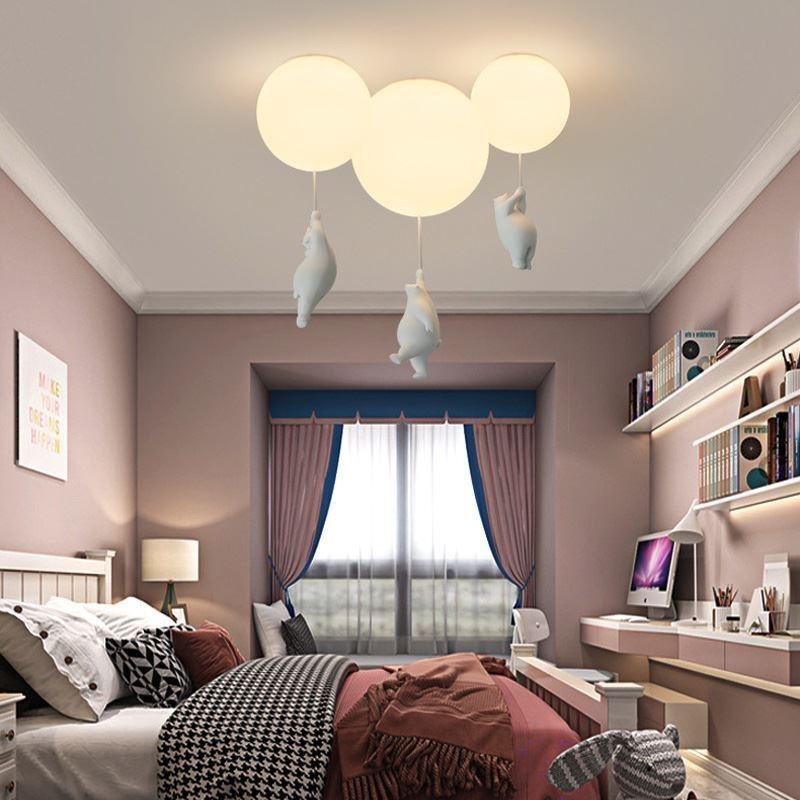 Nordic Ballon Ceiling Light Acrylic Pendant Light Kids Children