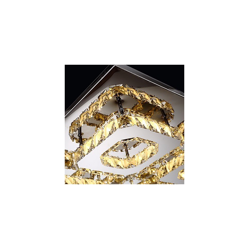 Modern Contemporary Electroplated Metal Flush Mount