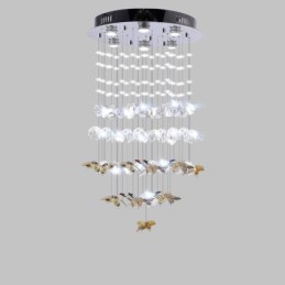 Nordic Pendant Light Creative Butterfly Glass Pendant Light