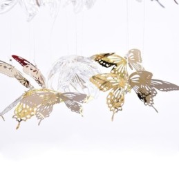 Nordic Pendant Light Creative Butterfly Glass Pendant Light