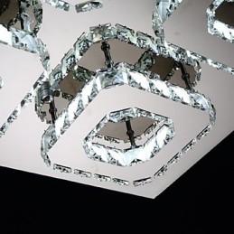 Modern Contemporary Electroplated Metal Flush Mount