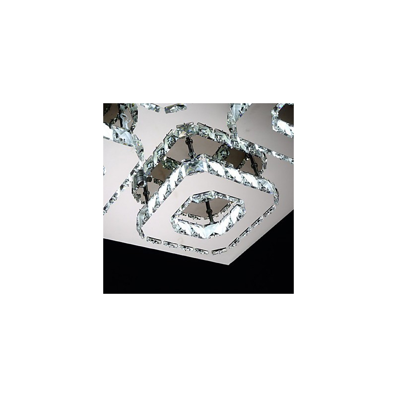 Modern Contemporary Electroplated Metal Flush Mount