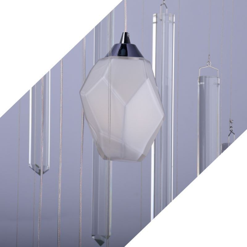 Cluster Pendant Light Modern Large Pendant Crystal Chandelier Duplex Staircase