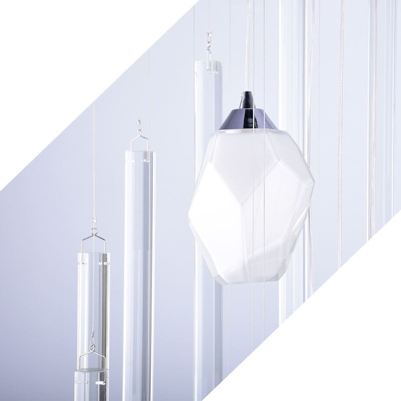 Cluster Pendant Light Modern Large Pendant Crystal Chandelier Duplex Staircase