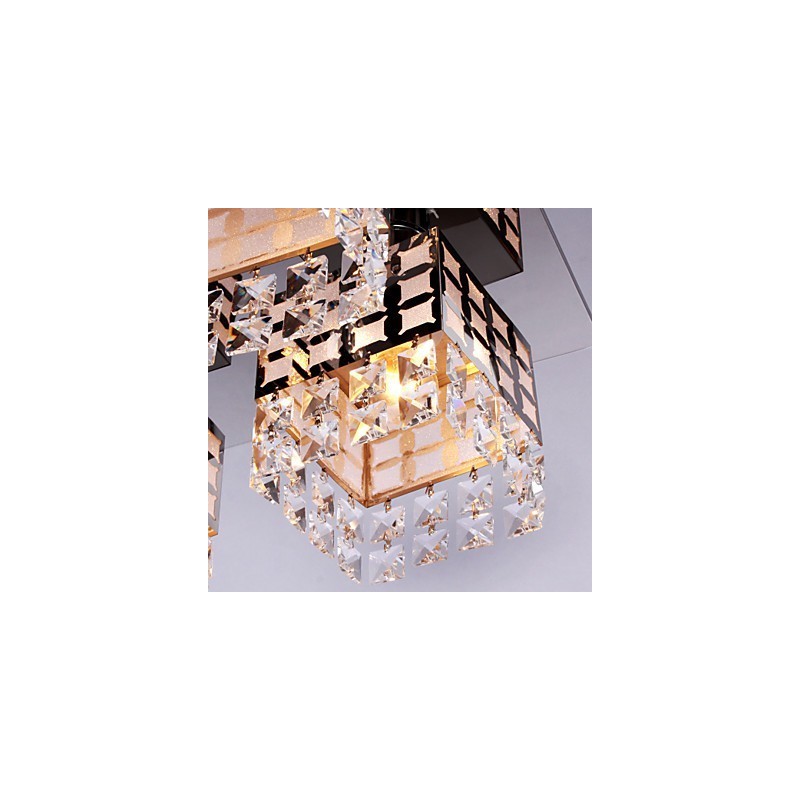 Chandelier Modern Crystal Stainless Living 4 Lights