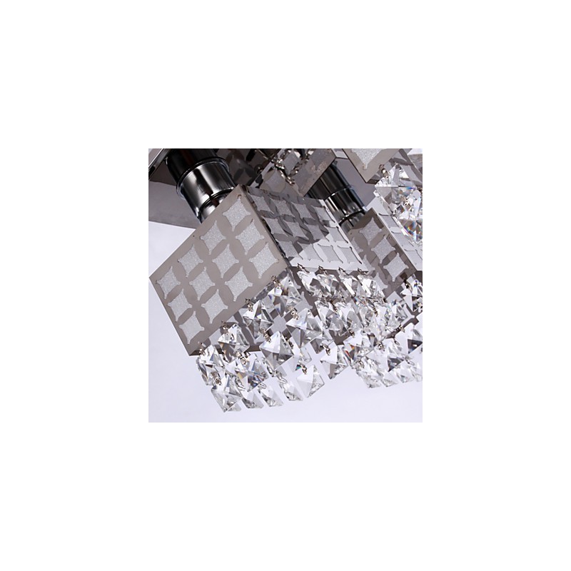 Chandelier Modern Crystal Stainless Living 4 Lights