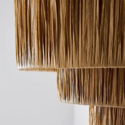 Country Retro Pendant Light Multi Layered Paper Rope Lamp Shade Ceiling Lamp