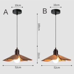 Nordic Pendant Light Wabi Sabi Style Fabric Lampshade Decorative Ceiling Light