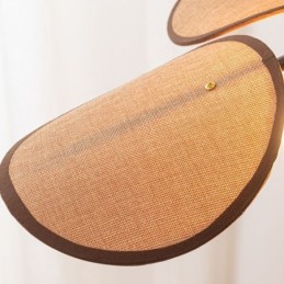 Nordic Pendant Light Wabi Sabi Style Fabric Lampshade Decorative Ceiling Light