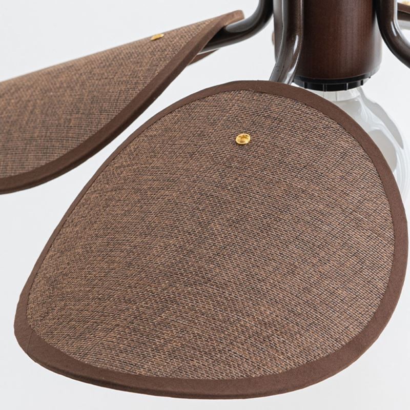 Nordic Pendant Light Wabi Sabi Style Fabric Lampshade Decorative Ceiling Light