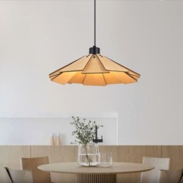 Pendant Light Creative Retro Wooden Ceiling Light