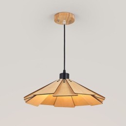 Pendant Light Creative Retro Wooden Ceiling Light