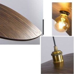 Solid Wood Pendant Light Creative Retro Ceiling Light