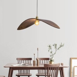 Solid Wood Pendant Light Creative Retro Ceiling Light