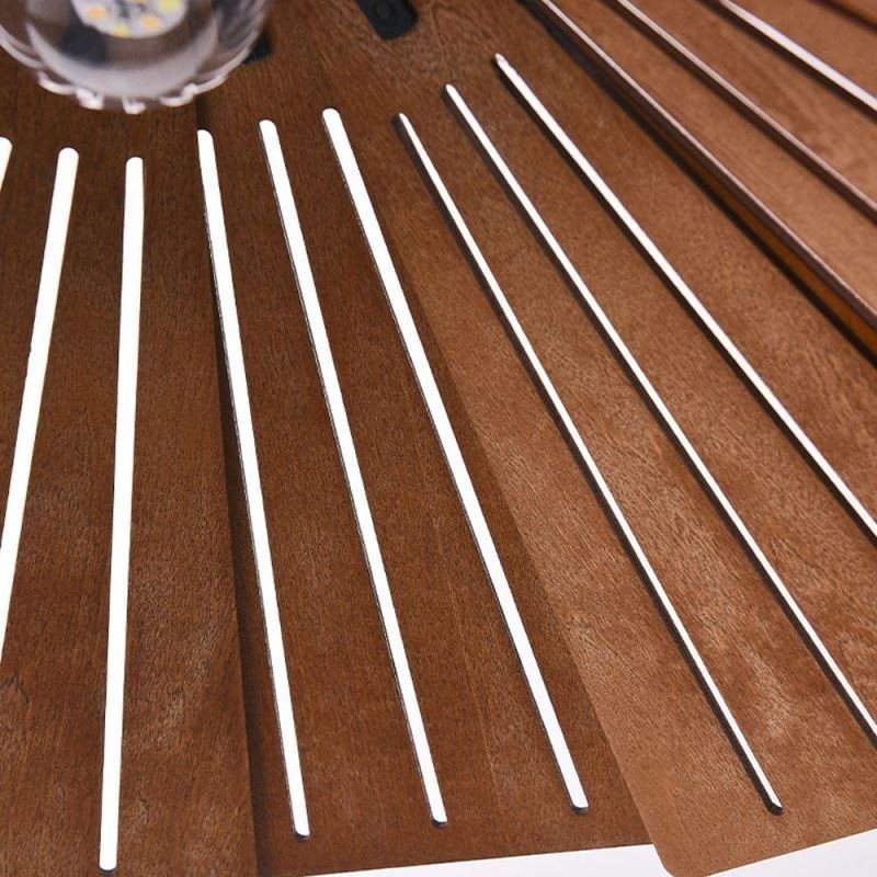 Retro Pendant Light Creative Wooden Ceiling Light