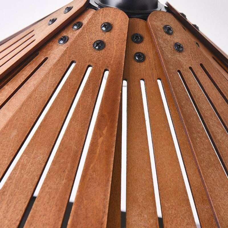 Retro Pendant Light Creative Wooden Ceiling Light
