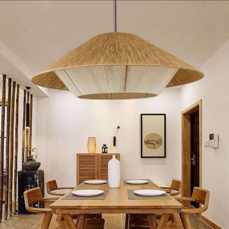 Hemp Rope Pendant Light Hand Woven Ceiling Light