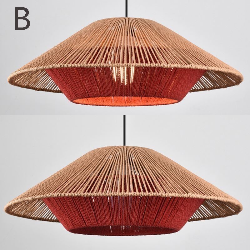 Hemp Rope Pendant Light Hand Woven Ceiling Light