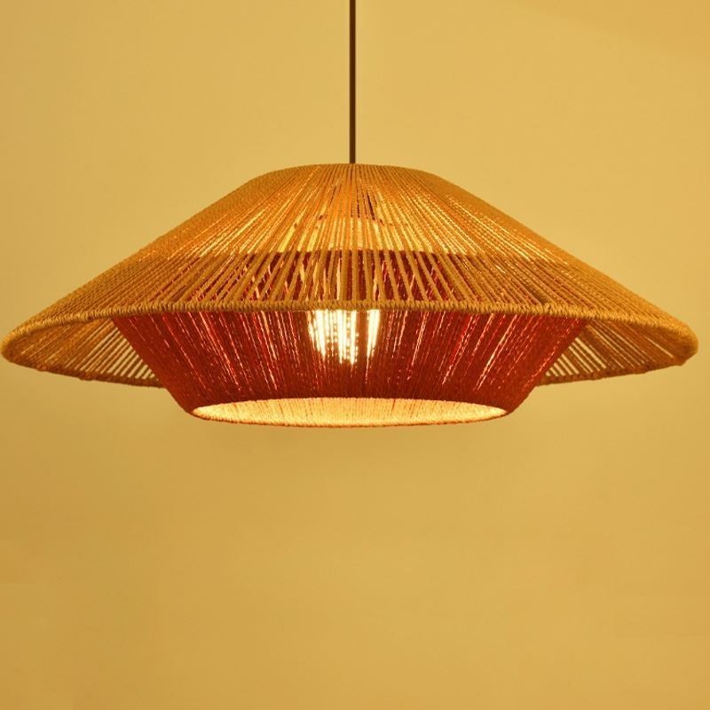 Hemp Rope Pendant Light Hand Woven Ceiling Light