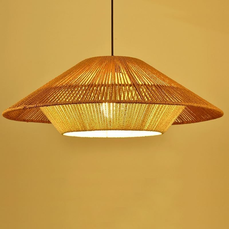 Hemp Rope Pendant Light Hand Woven Ceiling Light