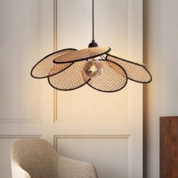 Pendant Light Natural Simple Hand Weaved lamp