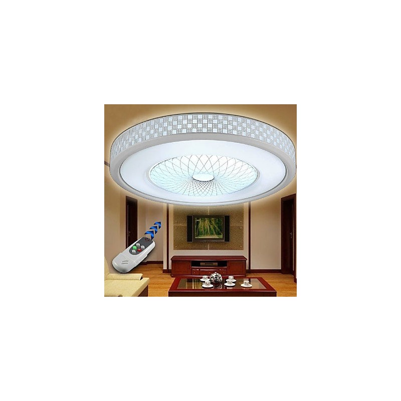 Modern Contemporary Electroplated Metal Flush Mount