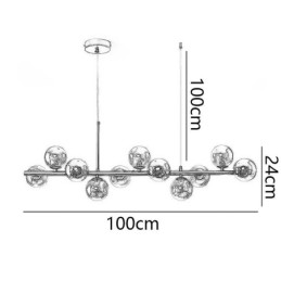 Pendant Light Magic Beans Molecular Glass Ceiling Light