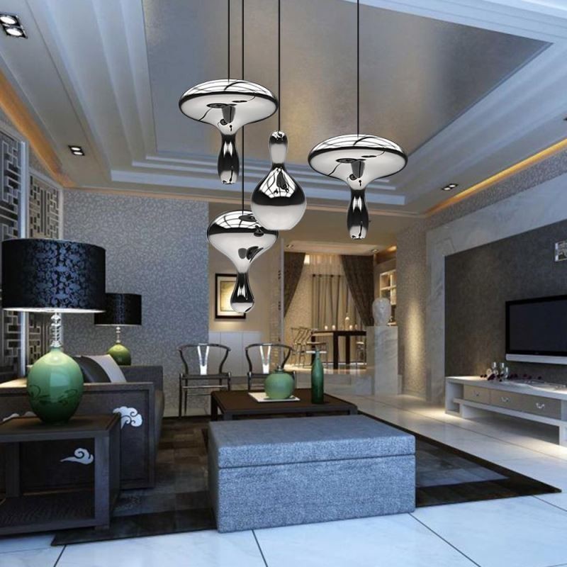 Creative Pendant Light Modern Simple Electroplated Glass Small Ceiling Light
