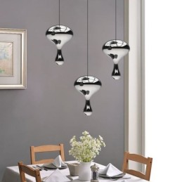 Creative Pendant Light Modern Simple Electroplated Glass Small Ceiling Light