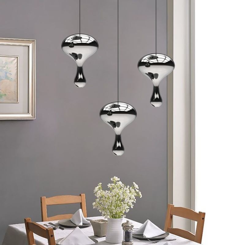 Creative Pendant Light Modern Simple Electroplated Glass Small Ceiling Light