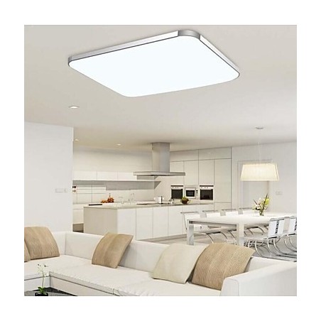 Modern Contemporary Electroplated Metal Flush Mount