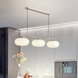 Nordic Glass Pendant Light Creative Wrought Iron Ceiling Light