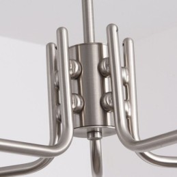 Nordic Glass Pendant Light Creative Wrought Iron Ceiling Light