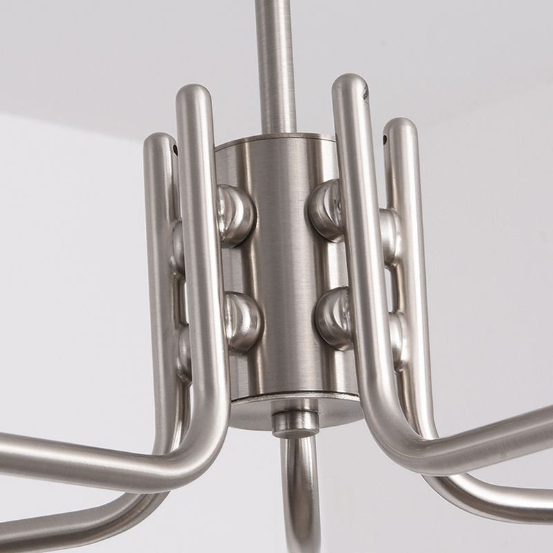 Nordic Glass Pendant Light Creative Wrought Iron Ceiling Light